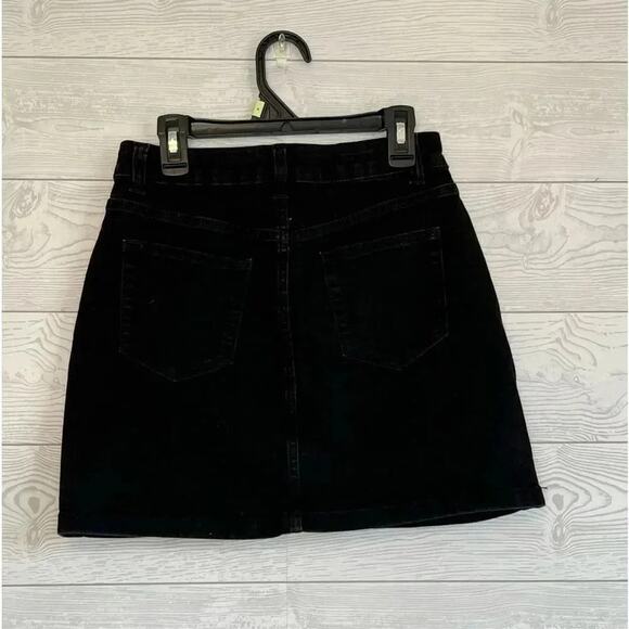 No Boundaries black denim high rise skirt Size 5 - Picture 2 of 4